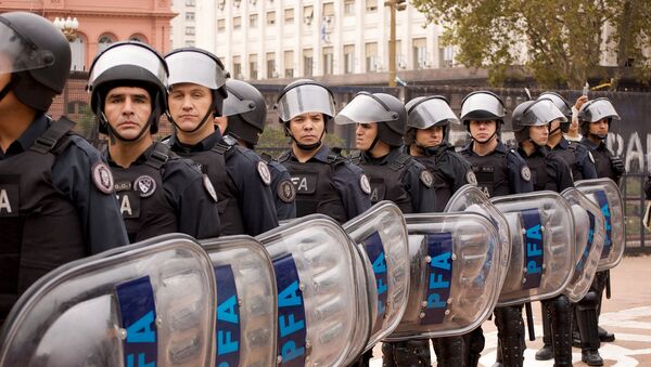 Policiais argentinos - Sputnik Brasil